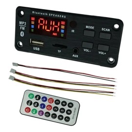 Reproductor Car Audio Mp3 Bluetooth 5.0 Usb Aux Fm 5v-12v
