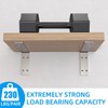 YUMORE Stainless Steel L Bracket, 10x6x2 in Shelf Brackets Heavy