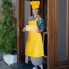 SATINIOR 2 Pcs Chef Costume for Women Men Chef Hat