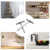 4 Pcs 4Inch Floating Shelf Bracket Heavy Duty Hidden Shelf