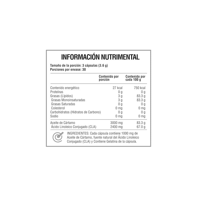 Vitamin Boutique CLA Suplemento alimenticio con ácido linoleico conjugado 90