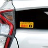 Tsuchiya Yac SF-27 Car Accessories Sticker Security Dash Cam Sticker