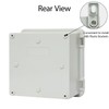 LMioEtool ABS Plastic Dustproof Waterproof IP65 Junction Box Hinged Shell