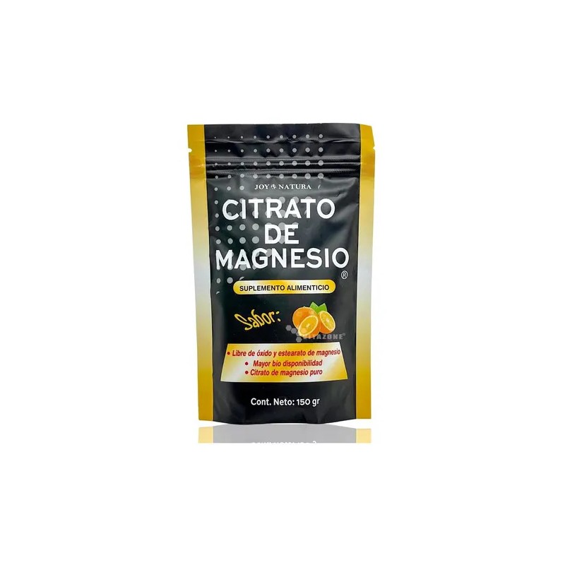 Citrato Magnesio Suplemento Polvo Joy Natura 150gr Sabor Naranja