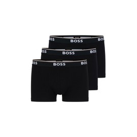 BOSS Men's Trunks, Pack of 3, Power, Black 001