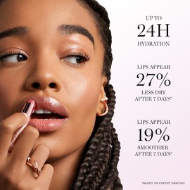 Lancôme Lip Idôle Squalane-12 Butterglow Hydrating Lip Balm - Instant Shine - Buildable Color & 24H Lasting Hydration - Glowy & Buttery - 66 Mahogany Mauve (Cool Brown Berry)