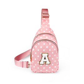 [Lureine] Women Letter Shoulder Bag, Cute Crossbody Bag, Trendy Letter Style, Strawberry, Ribbon, Large Capacity, Velvet Fabric Tote Bag, Popular, Fashionable, Gift, Lightweight Women Bag, Adjustable