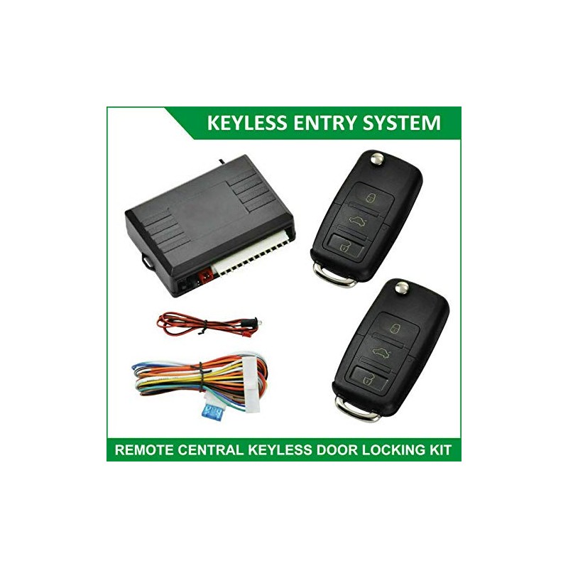 Riloer 12V Universal Car Door Remote Central Locking System Set