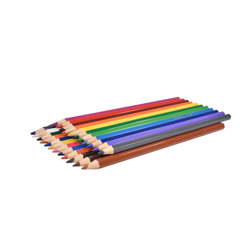 School Smart Colored Pencils for Coloring and Drawing, Assorted Colors,
