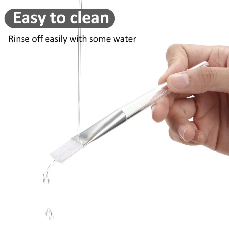 24 Pieces Face Mask Brush Transparent Face Mask Brush Cosmetic