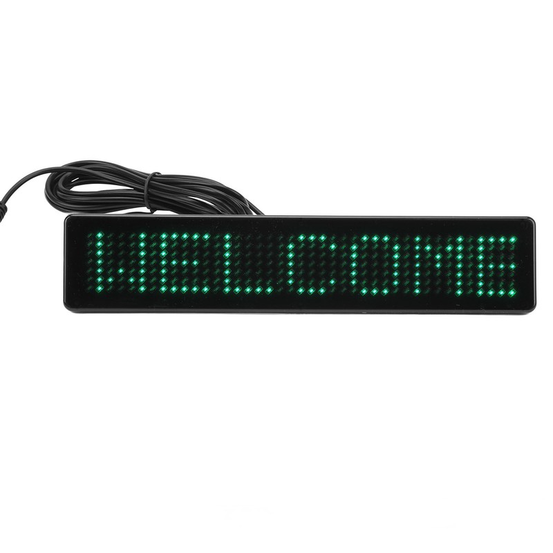 LED Matrix Panel Remote Control Programmable Scrolling LED Sign for