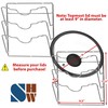 Simple Houseware 2-Pack Cabinet Door/Wall Mount Pot Lid Organizer Rack,