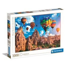 Clementoni Balloons in Cappadocia Puzzle, Colección de Alta Calidad, 1000 Piezas, Puzzle Adulto, Fabricado en Italia - 39825