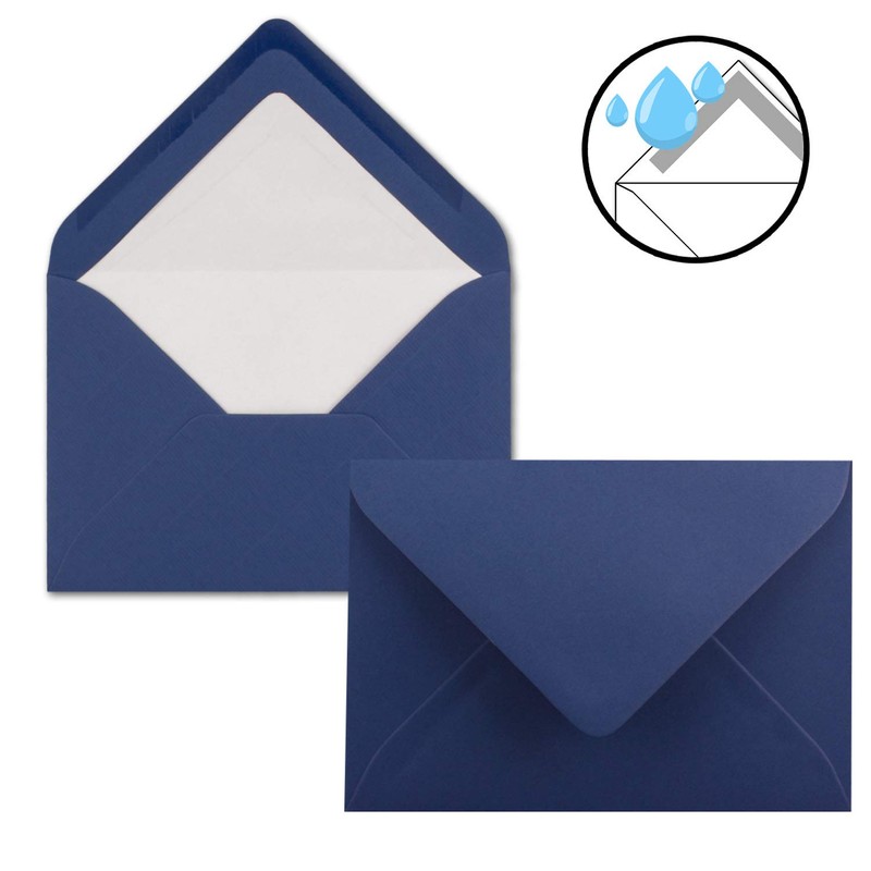 10 x card package with lined envelopes and inserts -