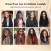 Orientfashion 30 Inch Human Braiding Hair for Boho Braids, Deep
