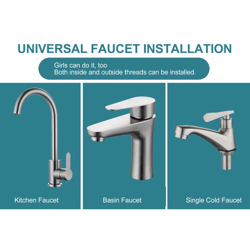 Faucet Extender 1080 Degree Faucet Adapter Aerator Kitchen Sink Aerator