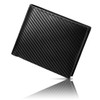 Brunze Wallet, Men's, Bi-Fold, Glossy, Carbon Leather, Bifold, Compact Wallet,