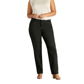 Lee All Day Straight Leg Pants (Plus) Black 16W L