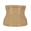 Faja Sacrolumbar Ergonómica Negra Extra Grande Con Varillas De Aluminio
