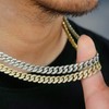PY BLING 8mm Mens Iced Out Hip Hop Miami Cuban