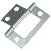 Merriway BH03826 (2 Pcs) Bright Zinc Plated Flush Door Cupboard
