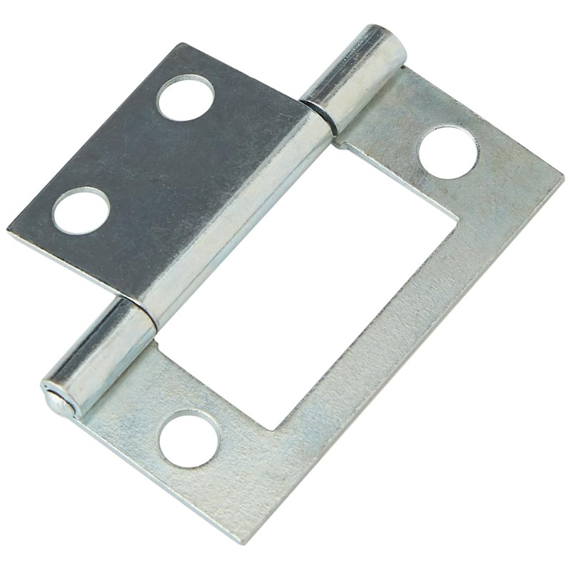 Merriway BH03826 (2 Pcs) Bright Zinc Plated Flush Door Cupboard