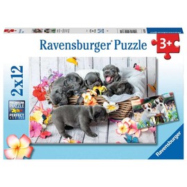 Ravensburger Children's Puzzle - 05636 Small Fur Balls - 2 x 12 Pieces Puzzle for Children from 3 Years