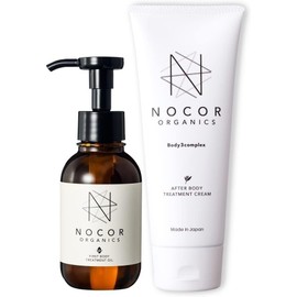 NOCOR Body Cream, 5.3 oz (150 g) & First Oil, 3.4 fl oz (100 ml) (Great Gift for Pregnant Women), Can Be Used for Aftercare Care, Organic, Made in Japan, Hunchback (Body Cream 5.3 oz (150 g) & F Oil 3.4 fl oz (100 ml) x 1)
