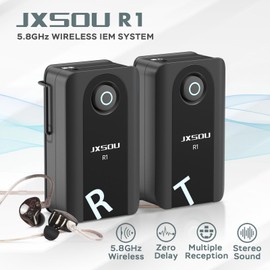 JXSOU R1 5.8GHz Wireless in-Ear Monitoring System (Receiver Only)