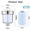 Shower Water Filter, Shower Filter with Two Interchangeable Filter Elements,
