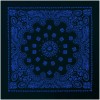 Rothco Trainmen Bandana - Black With Blue Trainmen Paisley Design