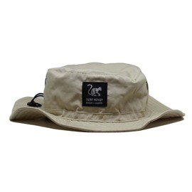 DRESSED IN MUSIC PLAY WITH ME Sombrero de Protección Solar con Visera Flexible para Hombre (UPF 50+) - Beige - Boonie Hat - Surf Monkey®