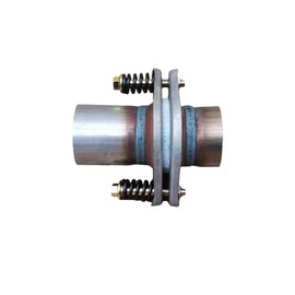 SUISFLXGRO Exhaust Flex Spring Flanges 100% 409L Stainless, Spring Joint For Aftermarket (2.5"X6")