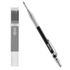 Enhon NEW 2mm Carpenters Pencil [2-in 1] with 13 Refills,