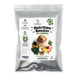 ChefPaw Nutrition Booster for Puppies – Multivitamin Powder with Essential Nutrients & Calcium – All-Natural Puppy Supplement for Fresh & Homemade Food – Supports Growth, Bones & Immune Health