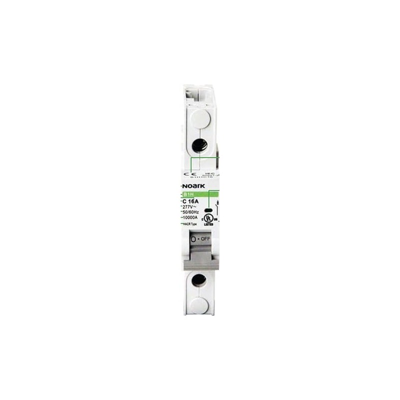 Noark Miniature Circuit Breakers, B1N UL 489, 1P, D Curve,