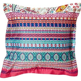 Bassetti Burano Cotton Cushion Cover, R1 Pink, 40 x 40 cm