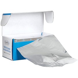 ForPro - Rollo de papel de aluminio suave, láminas de pelo de 320 pies para aplicación de color y servicios de resaltado, plateado, mediano, 5 pulgadas de ancho