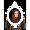Large Size White Colour Antique Style 'Selfie' Oval Posing Frame
