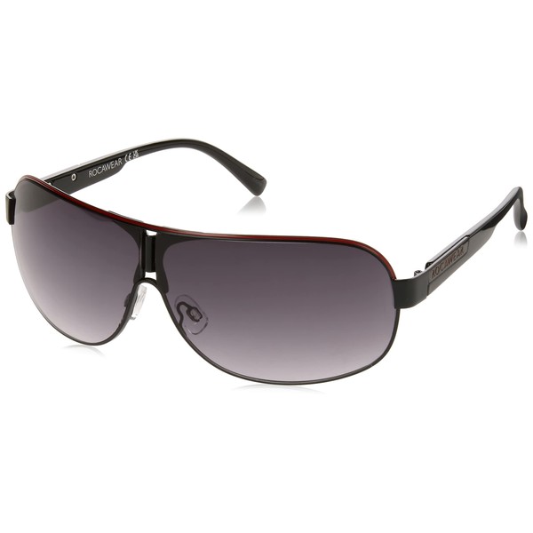 Rocawear mens R1396 Stand Out UV Protective Metal Shield Sunglasses
