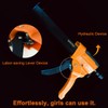 Hydraulic Double Caulking Gun for 400 mL/13.5 fl oz (1:1