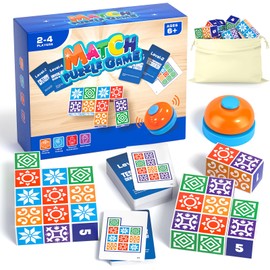 Sunrad Block Puzzle Games Board Game - Game German, Family Games Board Games Party Games for Children and Adults, 2-4 Players, Block Puzzle Games for Children from 4 Years, Christmas & Gifts