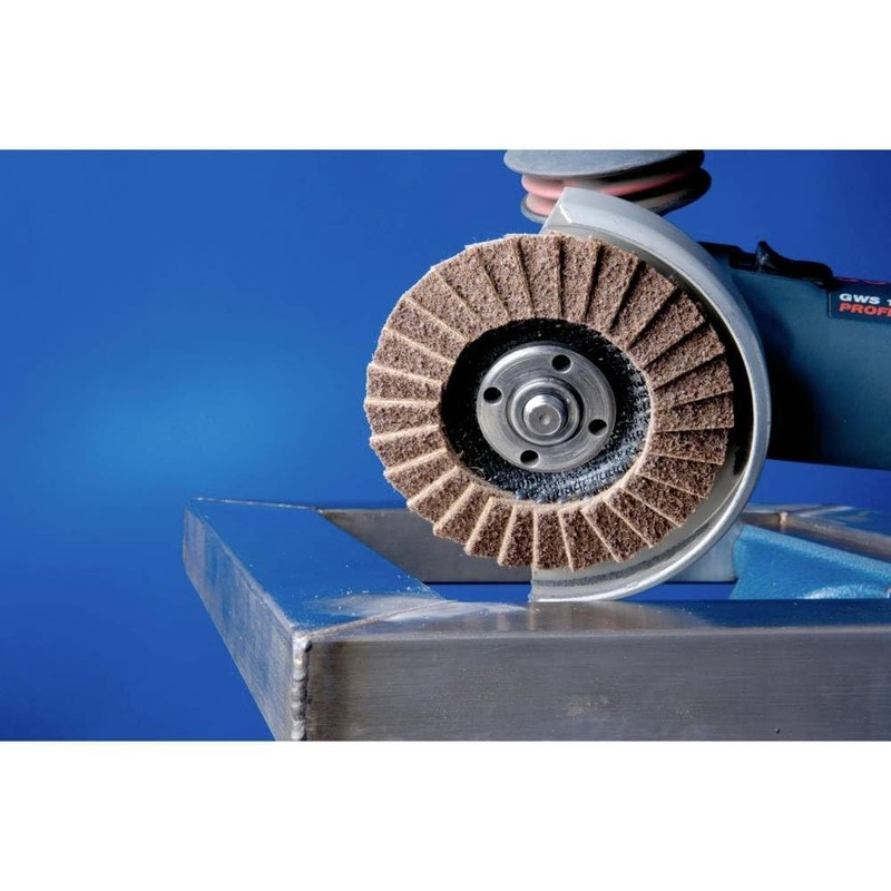 PFERD Polivlies Flap Discs Set PVL, 3-Piece Corundum Diameter 125