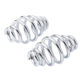 TCT-MOTORPARTS 3" Barrel Coiled Solo Seat Springs Fit For Harley Triumph Bobber Chopper Softail Yamaha Kawasaki Honda