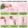 Riceshoot 326 Pcs Floating Flower Vase Fillers Kit 12 Artificial
