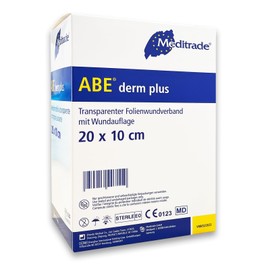 50 Stück Wundpflaster steril 20x10 - wasserdichtes Pflaster nach OP Duschpflaster - Wundauflage nicht haftend 15x5 cm - steriler Wundverband Pflaster sensitiv - Pflaster wasserfest