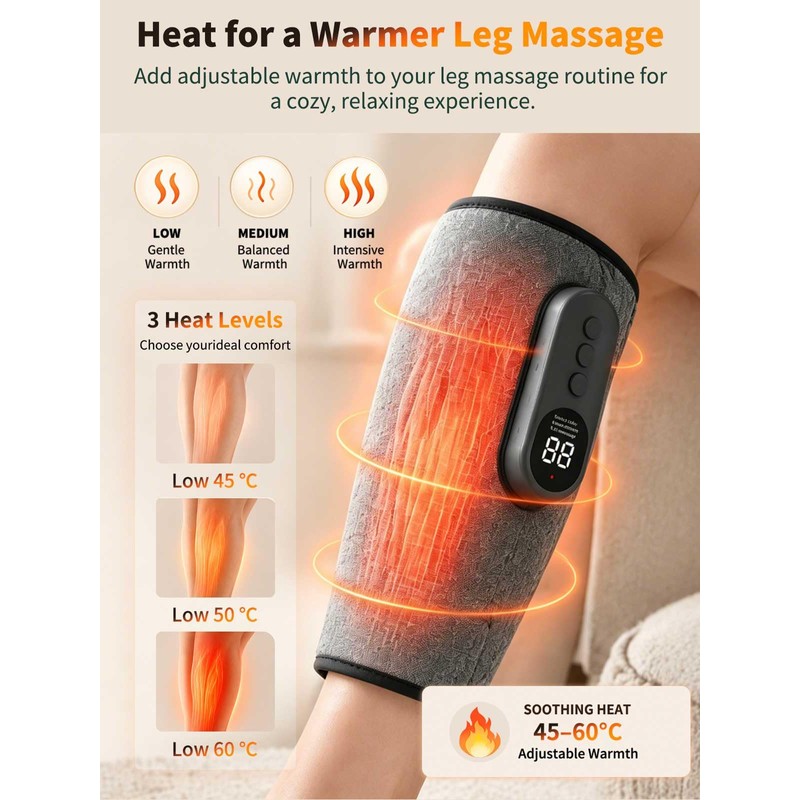 Relieve Muscle Fatigue & Restore Leg Comfort-Warm Gray