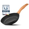 DIVORY Bratpfanne 16cm kein Induktion – Antihaft Beschichtete kleine Universalpfanne