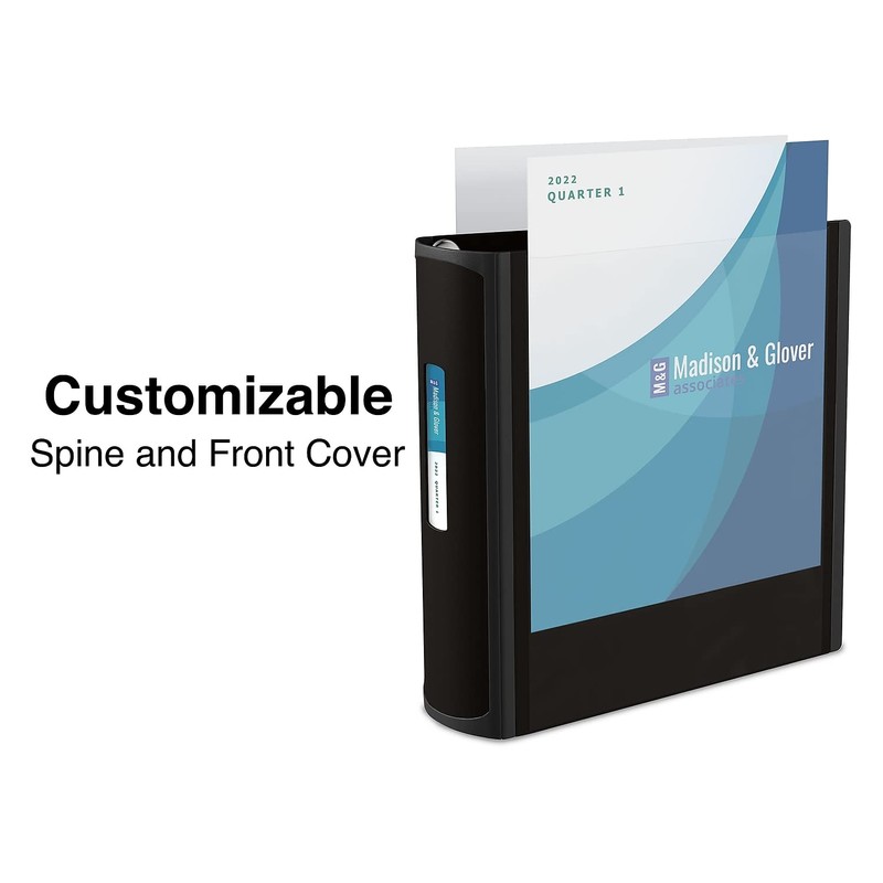 Staples Heavy-Duty 2-Inch D-Ring Binder, Black – Large Capacity 3-Ring