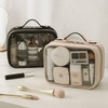 AIMALL Waterproof Travel Cosmetic Bag - Lightweight Transparent Organizer with